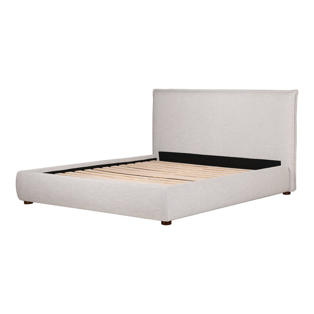 Moe's Home Collections Luzon Grey Upholstered Queen Size Bed