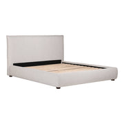 Moe's Home Collections Luzon Grey Upholstered Queen Size Bed