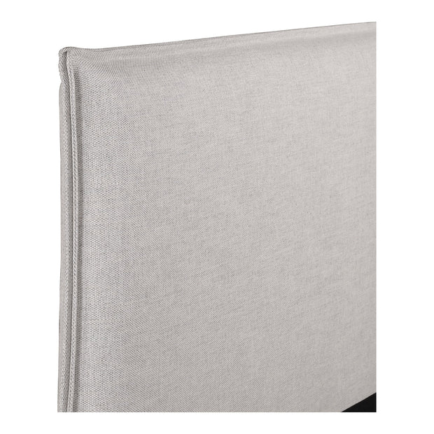 Moe's Home Collections Luzon Grey Upholstered Queen Size Bed