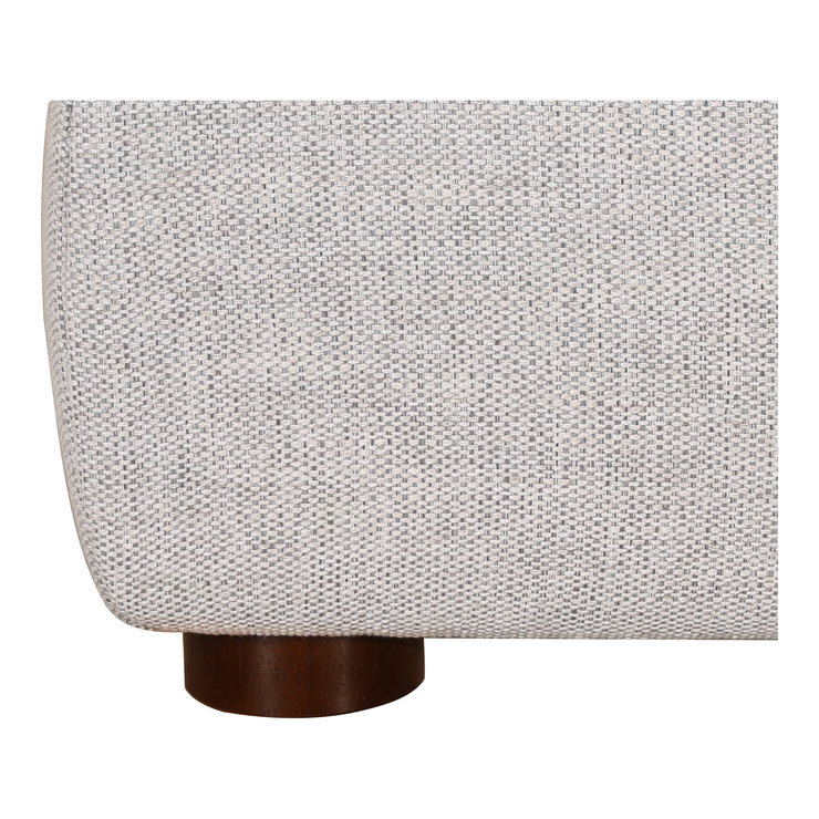 Moe's Home Collections Luzon Grey Upholstered Queen Size Bed