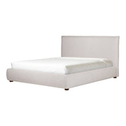 Moe's Home Collections Luzon Grey Upholstered Queen Size Bed