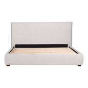 Moe's Home Collections Luzon Grey Upholstered Queen Size Bed