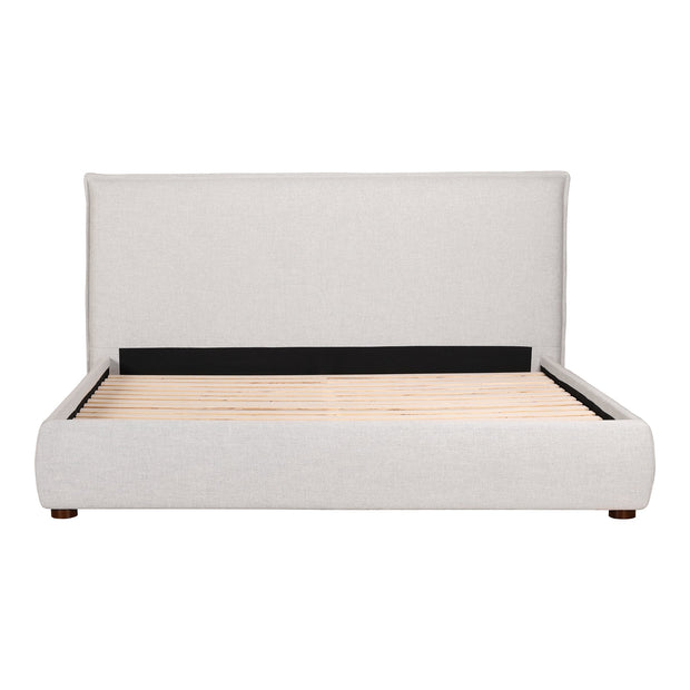 Moe's Home Collections Luzon Grey Upholstered Queen Size Bed