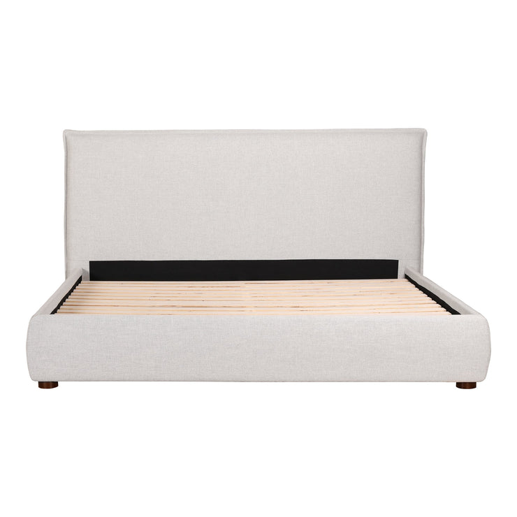 Moe's Home Collections Luzon Grey Upholstered Queen Size Bed