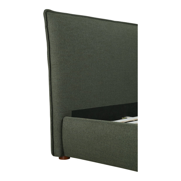Moe's Home Collection Luzon Green Upholstered King Size Bed