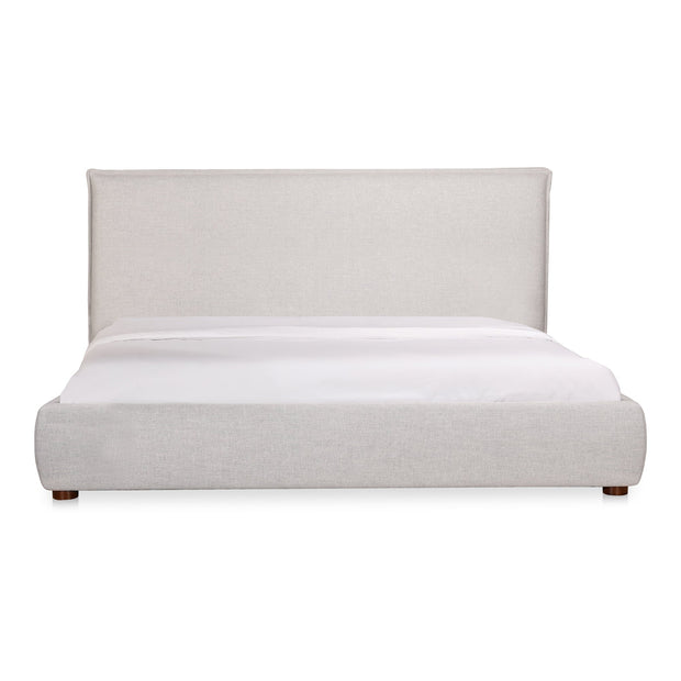 Moe's Home Collection Luzon Light Grey Upholstered King Size Bed