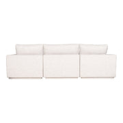 Moe's Home Collection Justin Taupe Classic L-Shaped Modular Sectional