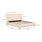 Moe's Home Collection Recharge White Queen Bed