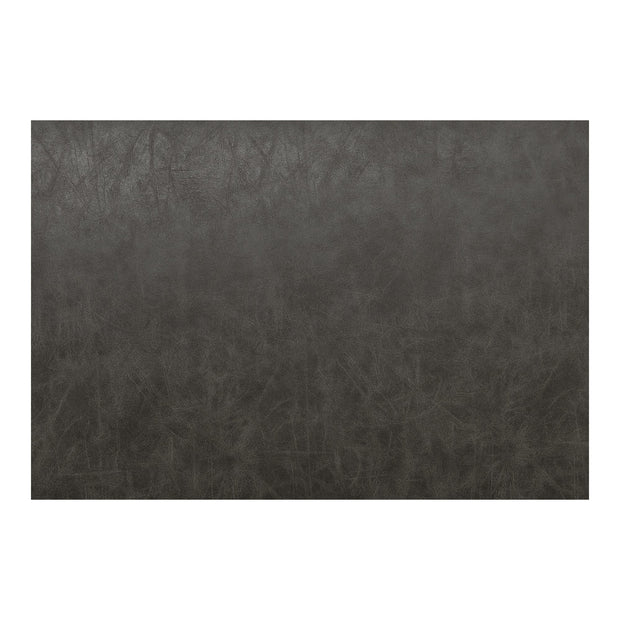 Moe's Home Collection Luzon Slate Vegan Leather Upholstered Queen Size Bed With Tall Headboard