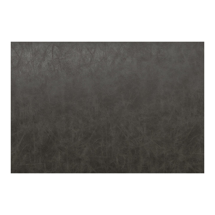Moe's Home Collection Luzon Slate Vegan Leather Upholstered Queen Size Bed With Tall Headboard