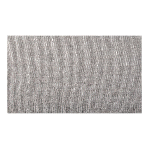 Moe's Home Collection Luzon Grey Upholstered Queen Size Bed With Tall Headboard