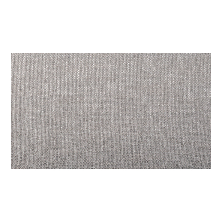 Moe's Home Collection Luzon Grey Upholstered Queen Size Bed With Tall Headboard