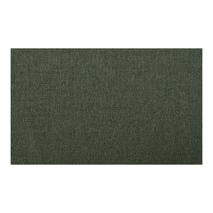 Moe's Home Collection Luzon Green Upholstered Queen Size Bed With Tall Headboard