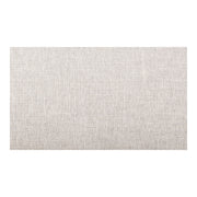 Moe's Home Collection Luzon Grey Upholstered Queen Size Bed With Tall Headboard