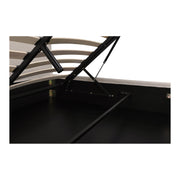 Moe's Home Collection Joan Cream Upholstered Queen Bed With Storage