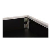 Moe's Home Collection Cream Joan King Bed With Storage