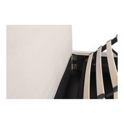 Moe's Home Collection Cream Joan King Bed With Storage