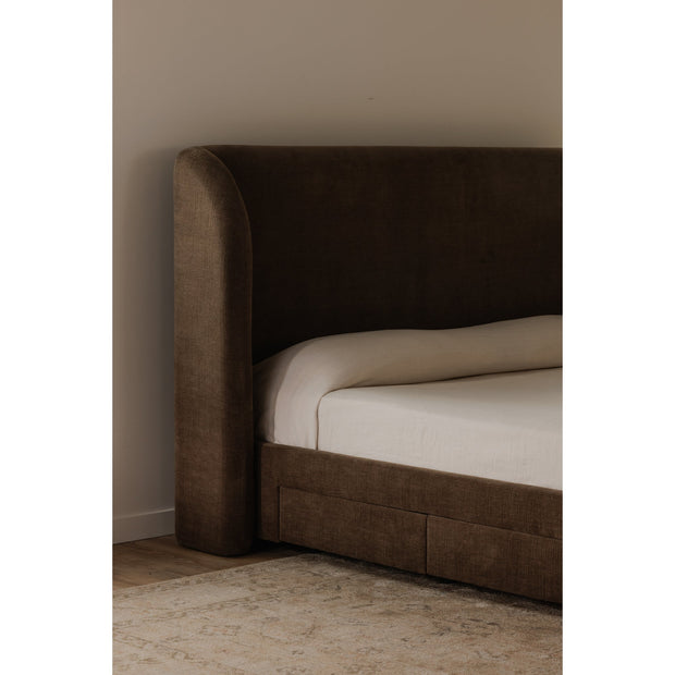 Moe's Home Collection Sophia Brown Queen Bed
