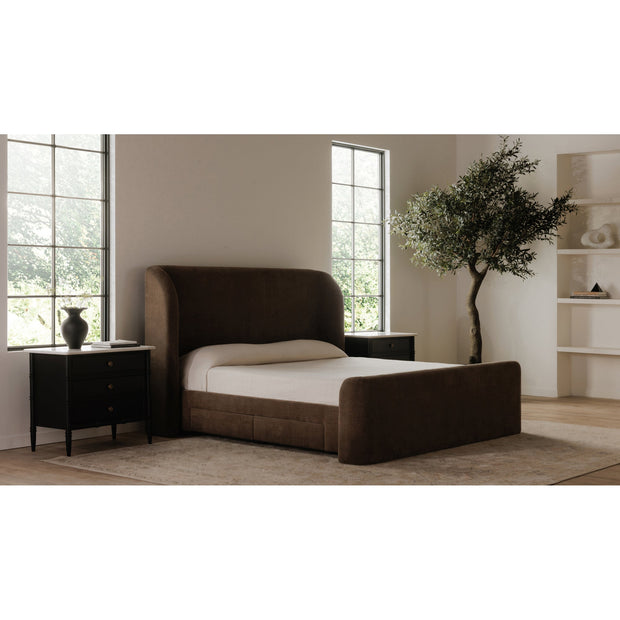 Moe's Home Collection Sophia Brown Queen Bed