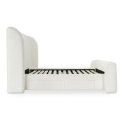 Moe's Home Collection Sophia White Queen Bed