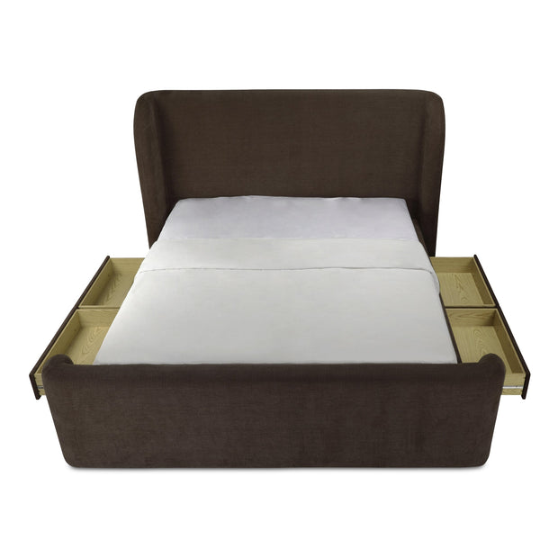 Moe's Home Collection Sophia Brown King Bed
