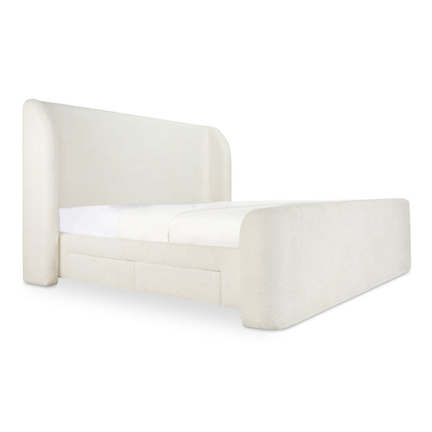 Moe's Home Collection Sophia Cream King Bed