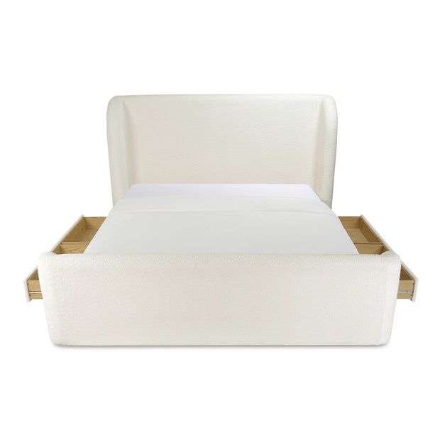 Moe's Home Collection Sophia Cream King Bed