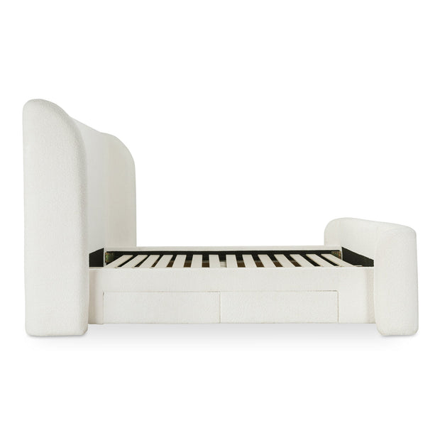 Moe's Home Collection Sophia Cream King Bed