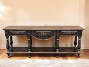 Casa Bonita Peruvian Hand-Painted Carved Wood Seville Console Table