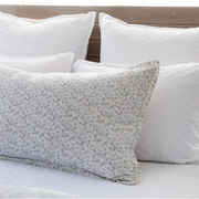 Pom Pom at Home June Ocean & Grey Floral Duvet Cover and Pillow Shams ~ Available in Twin, Queen and King Sizes