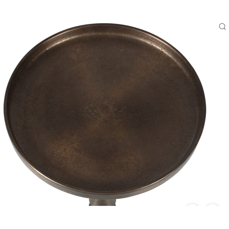 Casa Bella Living Round Bronze Antique Accent Table