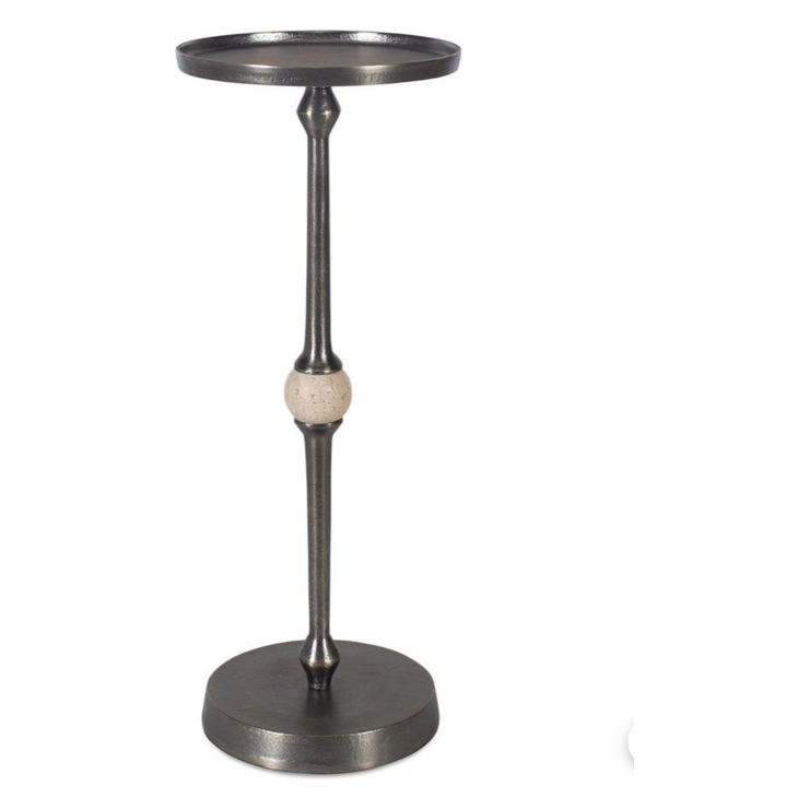 Casa Bella Living Rich Dark Bronze Iron Accent Table