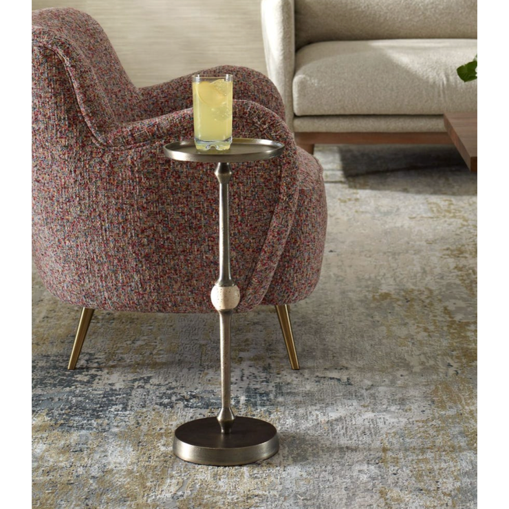 Casa Bella Living Rich Dark Bronze Iron Accent Table