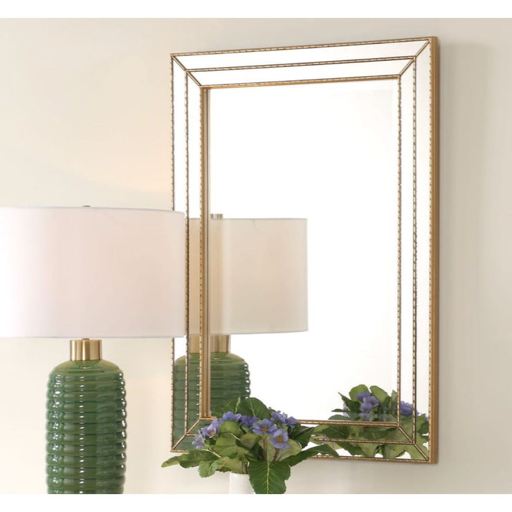 Casa Bella Living Metallic Gold Framed Mirror