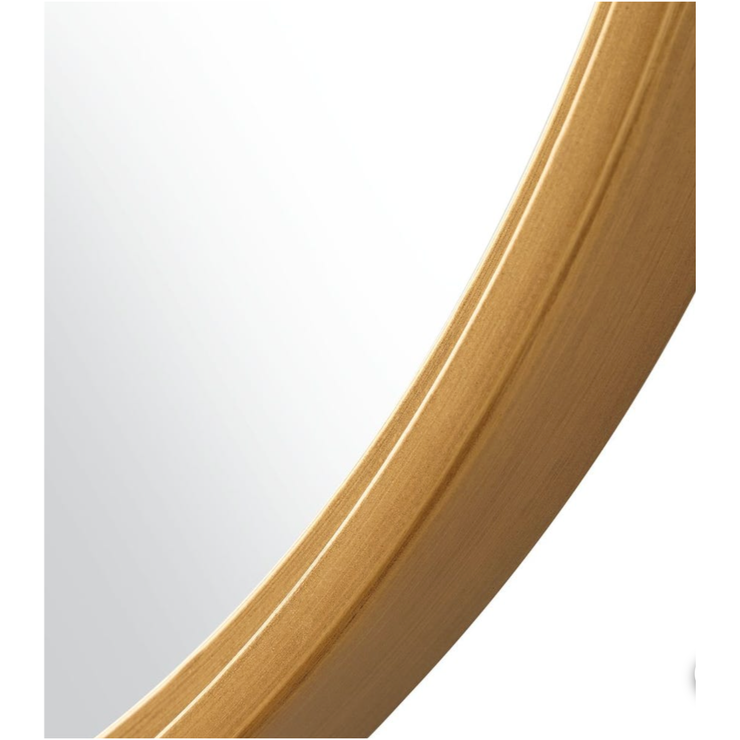 Casa Bella Living Iron Oval Gold Mirror