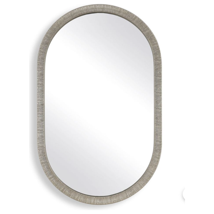 Casa Bella Living Radiant Silver Oval Mirror