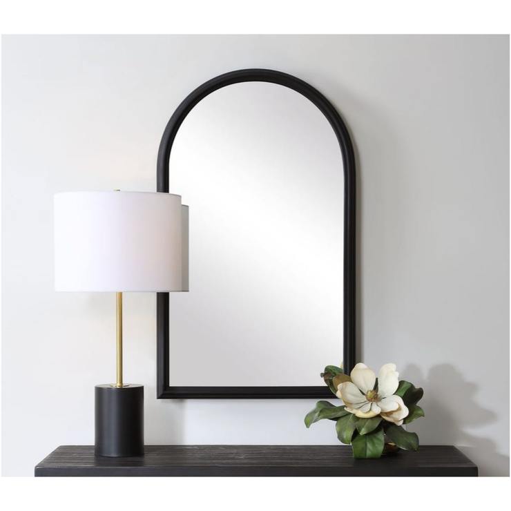Casa Bella Living Modern Black Arch  Mirror