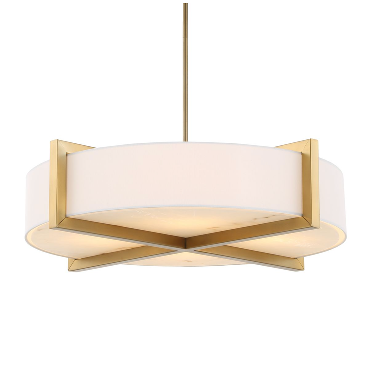 Uttermost Cresson Brushed Brass 4 Lt Pendant