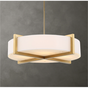 Uttermost Cresson Brushed Brass 4 Lt Pendant