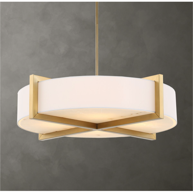 Uttermost Cresson Brushed Brass 4 Lt Pendant