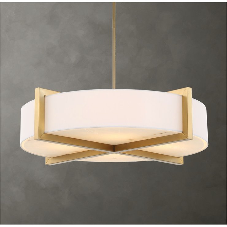 Uttermost Cresson Brushed Brass 4 Lt Pendant