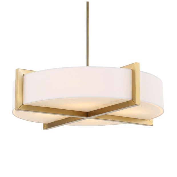 Uttermost Cresson Brushed Brass 4 Lt Pendant