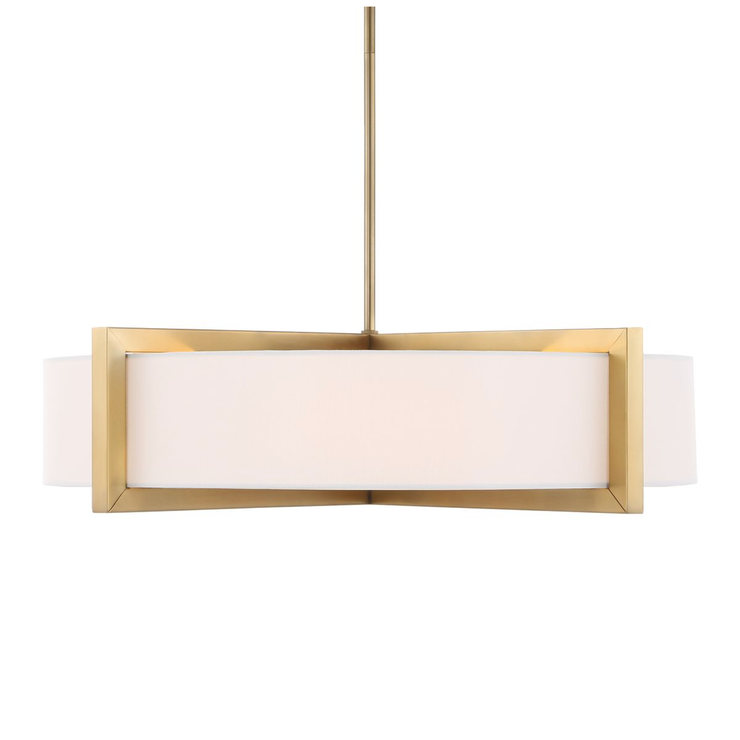 Uttermost Cresson Brushed Brass 4 Lt Pendant