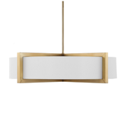 Uttermost Cresson Brushed Brass 4 Lt Pendant