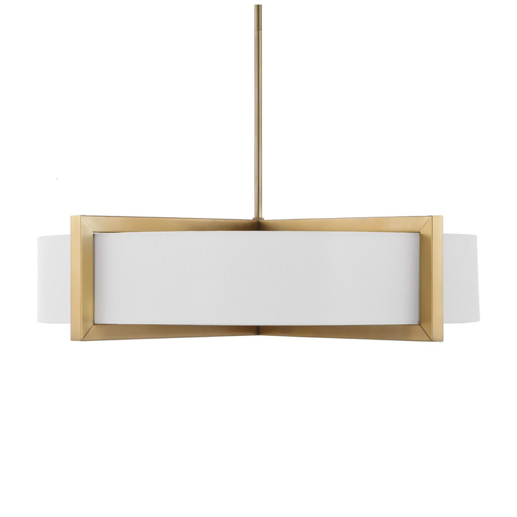 Uttermost Cresson Brushed Brass 4 Lt Pendant