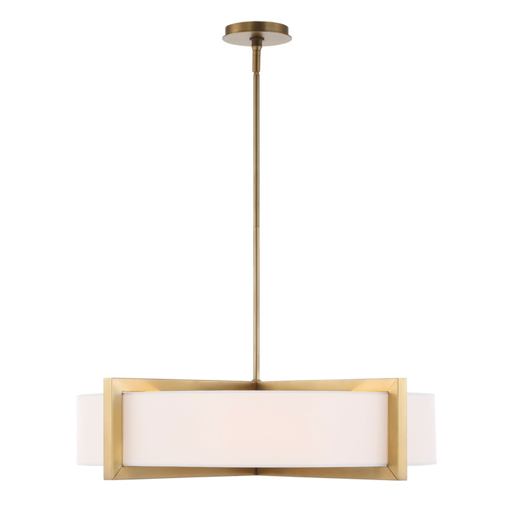 Uttermost Cresson Brushed Brass 4 Lt Pendant