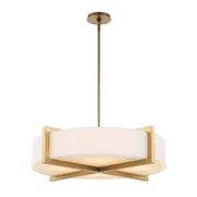 Uttermost Cresson Brushed Brass 4 Lt Pendant