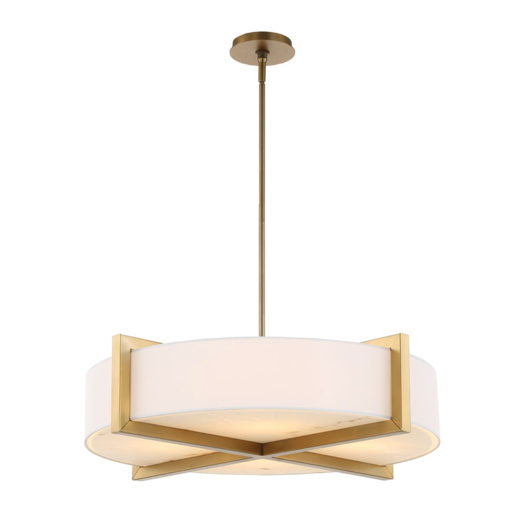 Uttermost Cresson Brushed Brass 4 Lt Pendant