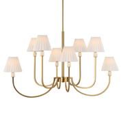 Uttermost Poppins Warm Brass Chandelier ~ 8 Lt