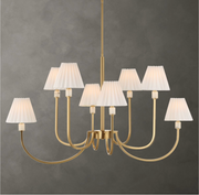 Uttermost Poppins Warm Brass Chandelier ~ 8 Lt